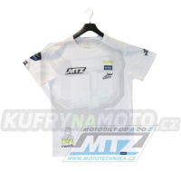 Tričko Meatfly Dakar Blue/White - velikost S