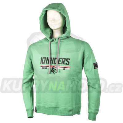 mikina AIR HOODIE, 101 RIDERS - ČR (mint)