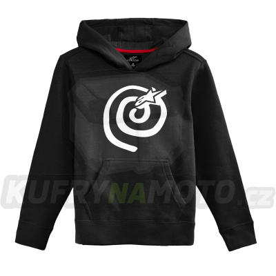 mikina KIDS MANTRA HOODIE, ALPINESTARS, dětská (černá/bílá)