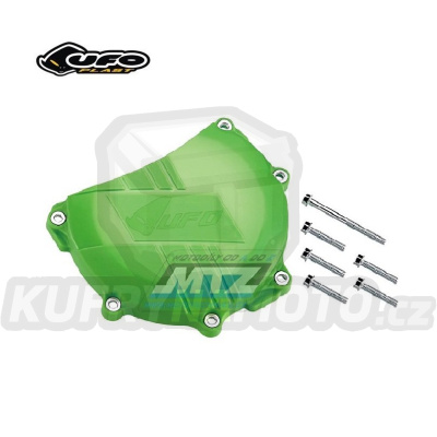 Kryt spojkového víka UFO Kawasaki KXF450 / 06-15 - zelený