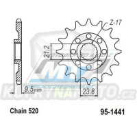 Kolečko řetězové (pastorek) 1441-12zubů MTZ - Suzuki RMZ450 / 05-12 + RMX450Z / 10-19