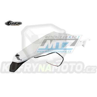 Blatník zadní včetně LED světla Yamaha WRF250 / 15-19 + WRF450 / 16-19 - barva bílá