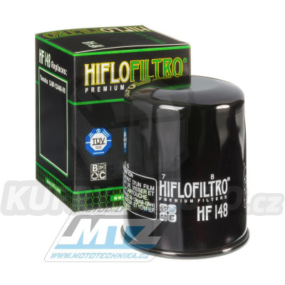 Filtr olejový HF148 (HifloFiltro) - Yamaha FJR1300 + TGB Avenger+Blade+Outback+Target + Honda Marine + Mercury+Mariner