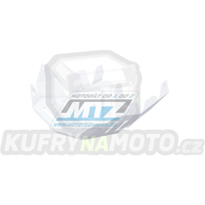 Kryt pod motor hliníkový Dual Sport - Kawasaki KLE650 Versys / 07-14 - barva bílá