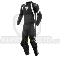 Moto kombinéza DAINESE AVRO 4 matná černo/bílá dvoudílná