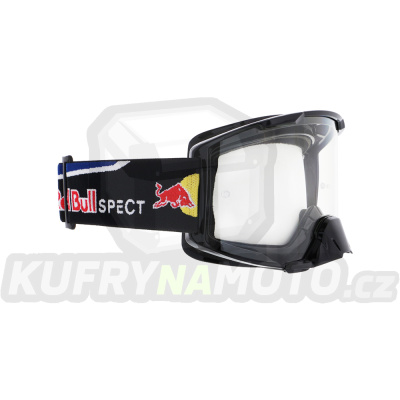 Motokrosové brýle RED BULL SPECT MX STRIVE S černé s čirým sklem 012