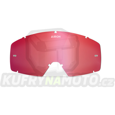 plexi pro brýle BLAST XR1, AIROH (červené)