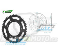 Rozeta ocelová (převodník) 1131-50zubů ESJOT 50-13030-50 - Malaguti 50 XSM+50 XTM + Rieju 50 RS3 Pro+50 MRX+50 MRT + MBK 50 X-Limit + Yamaha DT50R + Gas Gas 50 Rookie + Peugeot 50 XP6+XPS50 T + Aprilia 50 RX + Derbi 50 SendaR + Gilera 50 RCR