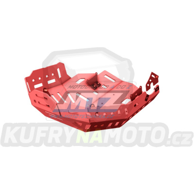 Kryt pod motor hliníkový Dual Sport - Honda NC750X DCT / 21-23 - barva červená