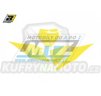 Polepy číslových tabulek (vystřižené) - KTM SX+SXF / 23 - barva žlutá
