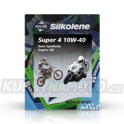 Motorový olej SILKOLENE SUPER 4 10W-40 4 l
