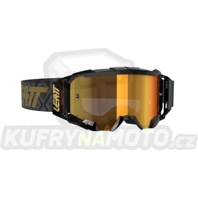 LEATT  brýle VELOCITY 5.5 IRIZ GOGGLE black BRONZE barva černá/hnědá/zletá