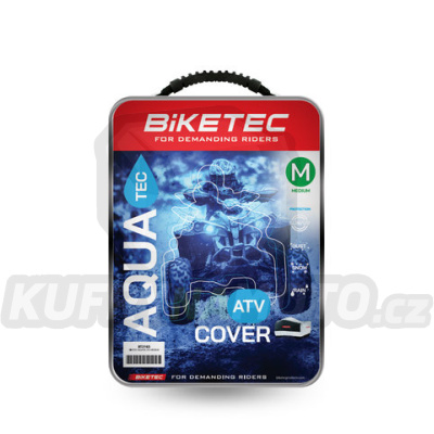 BIKETEC AQUATEC PLACHTA VODĚODOLNÉ PROVEDENÍ ATV, BARVA ČERNÁ / ŠEDÁ VELIKOST L