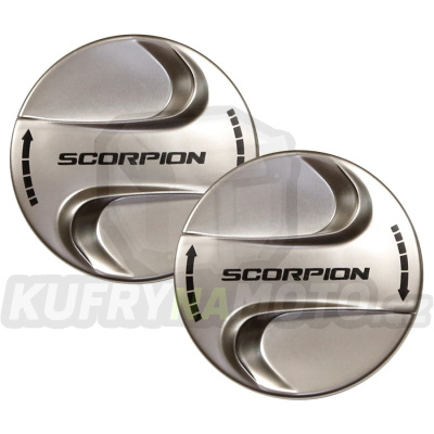 Kolečka pro uchycení plexi SCORPION EXO-1000/500/490 stříbrná