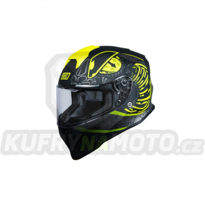 Dětská helma na moto ORIGINE DINAMO KIDS FIGHTER matná fluo žluto/černá