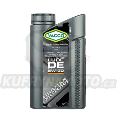 Motorový olej YACCO LUBE DE 5W30, 1 L