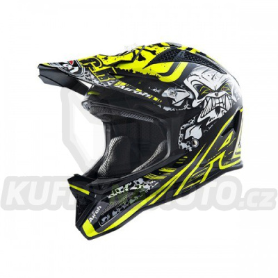 Přilba Downhill Fighter Danger Yellow Gloss  Airoh