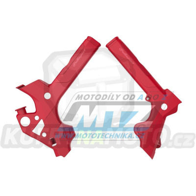 Kryty rámu - Gas-Gas EC125+EC200+EC250+EC300 / 18-20 + XC200+XC250+XC300 / 18-20 + Rieju MR250+MR350 / 21-25 - barva červená