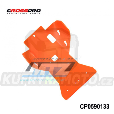 Kryt pod motor plastový DTC Engine Guard - KTM 250EXC+300EXC /12-16 + 250XCW+300XCW / 16 + Husqvarna TE250+TE300 / 14-15 + Husaberg TE250+TE300 / 13 (barva oranž)