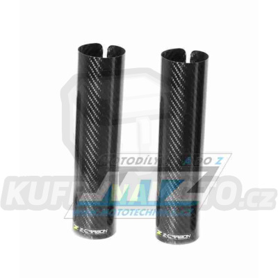 Kryty předních vidlic karbonové Z-Carbon Forks Wraps Carbon (délka 180mm)