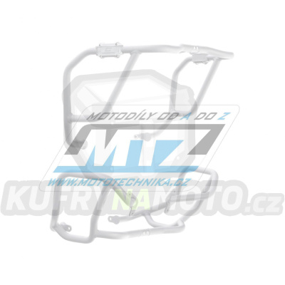 Padací rám Dual Sport Crash Bar - kompletní (horní+spodní) - Husqvarna Norden 901 / 22-24 - barva stříbrná Ice Polished