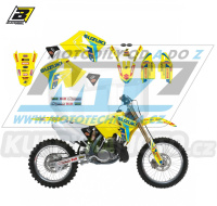 Polepy na motocykl (sada polepů Graphics) Suzuki RM125+RM250 / 01-11 - typ polepů Replica Suzuki Restyle
