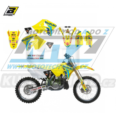 Polepy na motocykl (sada polepů Graphics) Suzuki RM125+RM250 / 01-11 - typ polepů Replica Suzuki Restyle