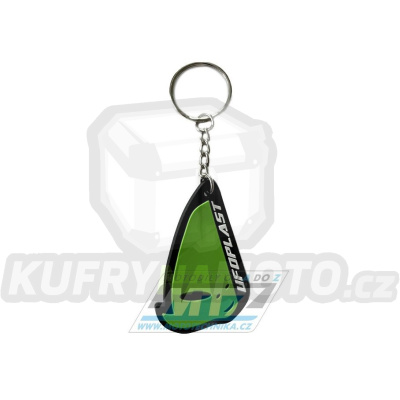 Přívěšek na klíče UFO Alien - zelený
