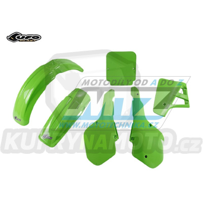 Sada plastů Kawasaki KX125 / 87 - barva zelená