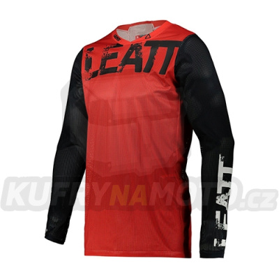 LEATT TRIČKO MOTO 4.5 Dres X-FLOW ČERVENÉ BARVY ČERVENÉ / ČERNÉ VELIKOST M-5021020361-akce