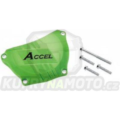 ACCEL kryt krytu spojky (plastový) KAWASAKI KXF250 '09-'17 barva zelená