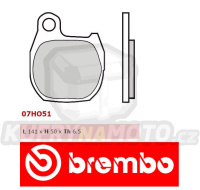 Brzdové destičky Brembo HONDA TLM 220 r.v. Od 89 -  směs TT Přední