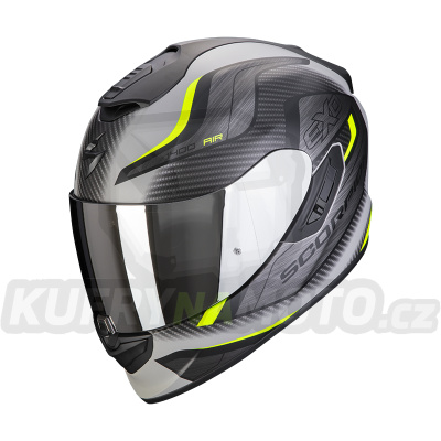 Moto přilba SCORPION EXO-1400 EVO AIR ATTUNE matná šedo/černo/neonově žlutá