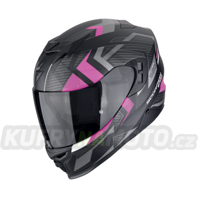 Moto přilba SCORPION EXO-520 EVO AIR SENSUS matná černo/růžová
