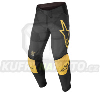 kalhoty TECHSTAR QUADRO, ALPINESTARS (černá/žlutá/mandarinka)