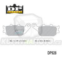 Destičky brzdové DP928 - DP BRAKES směs Premium Sinter OEM