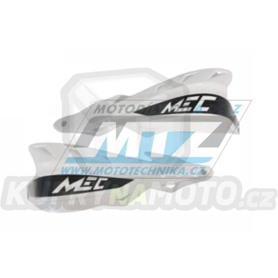 Bástry (kryty páček) Racetech/MEC RAPTOR včetně univerzálního montážního kitu - barva bílá