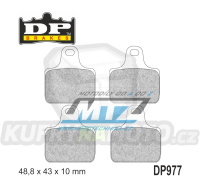 Destičky brzdové DP977-RDP DP Brakes - směs RDP X-RACE Titanium (sada 4ks)