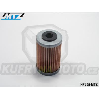 Filtr olejový HF655 - Husaberg FE250+FE390 Enduro+FE450 Enduro + FE501 + FE570 Enduro + Husqvarna FC450 + FE450 + KTM 250EXCF + 250XCF + 450EXC + 450XCF + 450XCW + 500EXC + 690 Supermoto R