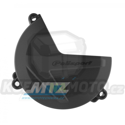 Kryt spojkového víka Sherco SE250+SE300 / 14-25 + SEF450 / 14-25 - barva černá