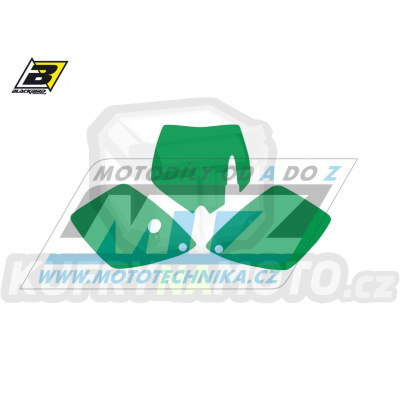 Polepy číslových tabulek (vystřižené) - KTM 65SX / 02-08 - barva zelená
