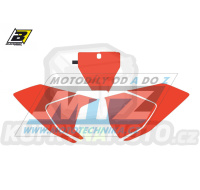 Polepy číslových tabulek (vystřižené) - Husqvarna FC+TC / 16-18 - barva červená