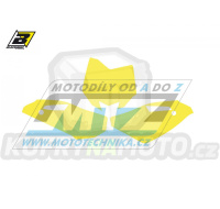 Polepy číslových tabulek (vystřižené) - Husqvarna TC250 / 08-13 + TC450 / 08-10 - barva žlutá