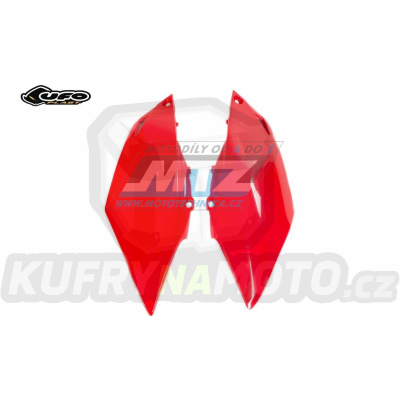 Bočnice pro jeden výfuk Honda CRF250R / 14-17 + CRF450R / 13-16 - barva červená