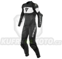 Dámská moto kombinéza DAINESE IMATRA černo/bílá perforovaná