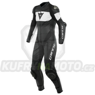 Dámská moto kombinéza DAINESE IMATRA černo/bílá perforovaná