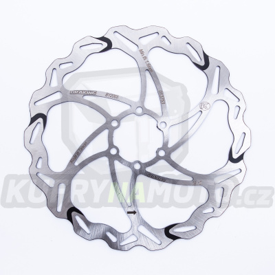 brzdový kotouč (průměr 180 mm, tloušťka 1,9 mm), BRAKING (WFIX Batfly)