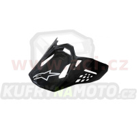 kšilt pro přilby SUPERTECH S-M10 a S-M8 SOLID, ALPINESTARS (černý lesklý)
