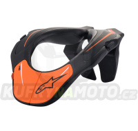krční chránič NECK SUPPORT YOUTH, ALPINESTARS, dětský (černá/oranžová, vel. UNI) 2024