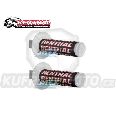 Kryty rukojetí G190 Renthal Clean Grips - červeno-černé